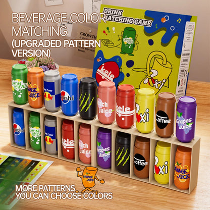 Children New Bottle Guessing Beverage Match Match Memory Exercise Logical Thinking Reasoning Board Game Beneficial Intelligence