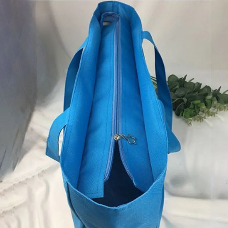 Kawaii Doraemon Tote Bag Large Capacity Travel Storage Bags Anime Cartoon Handbag Student Daily Shoulder Bag for Shopping School