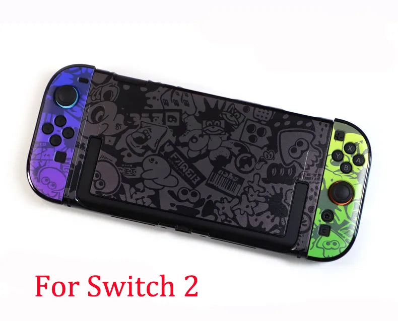 Crystal Clear Hard Case for Nintendo Switch 2, Full Body PC Shell Protector, Front & Back Cover for NS2 Joy-Con Controller