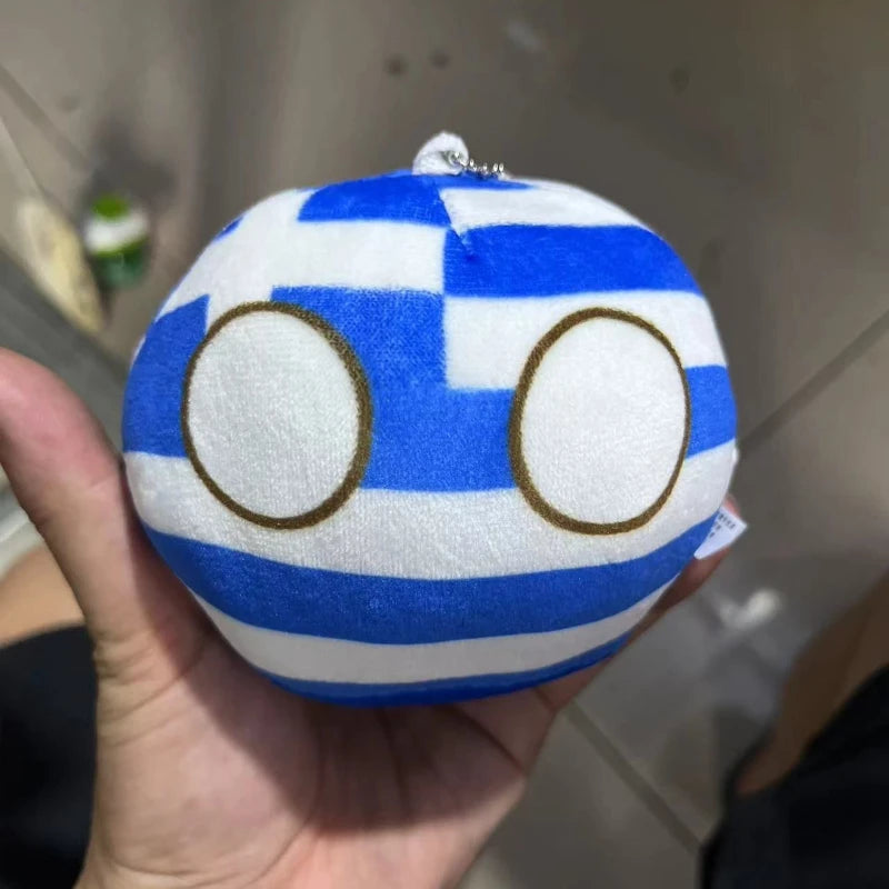 Country Ball Plush Toys 70 Styles 10cm Polandball Pendant Country Balls Countryball Stuffed Doll Xmas Birthday Gifts for Kids