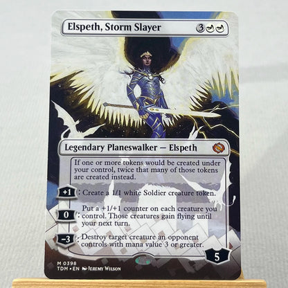 SPM SPE SLD TDM HOLO16-001 Tcg Proxy Cards Ugin, Eye of The Storms Mox Jasper Elspeth, Storm Slayer Mox Jasper Home Play