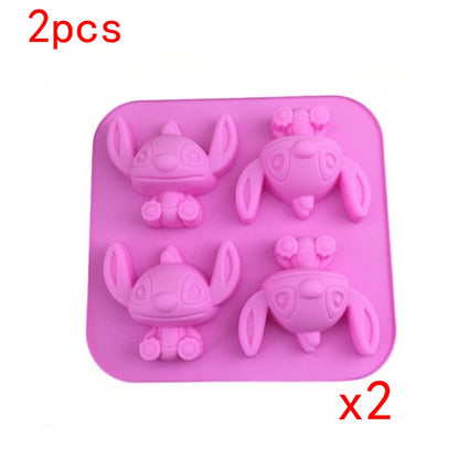 Disney Mickey Minnie, Winnie the Pooh, chocolate, cookie cutters, silicone molds, household supplies, party supplies, soap molds