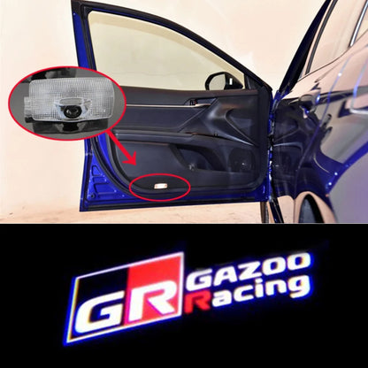 2pcs Courtesy Welcome Light Car Door Warning Light For Toyota GAZOO Racing Toyota GR YARIS Sports CROWN COROLLA REIZ CHR Rav4