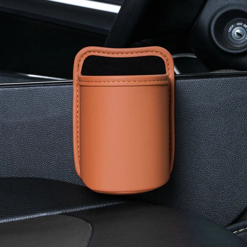 Car Door Cup Holder Box Universal Drink Rack Storage Bin Back Clip Design Car Seat Back Water Cup Box Organizer Pocket