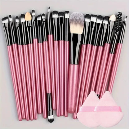 Makeup Brush Set 20Pcs Kit Soft Fluffy Eye Shadow Brushes Cosmetic Foundation Powder Highlighter Blending Beauty Tool Beginners