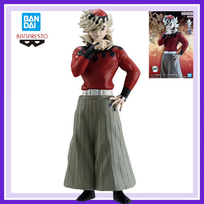 Original Bandai Banpresto Brand New Demon Slayer Kimetsu No Yaiba Demon Garment Douma Anime Action Figures Model 17Cm Pvc Toy