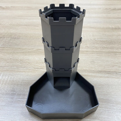 Bricks Castle Dice Tower  Dice Rolling Tray Tower - Perfect for D&D Game RPG and Tabletop Gaming Best Gift