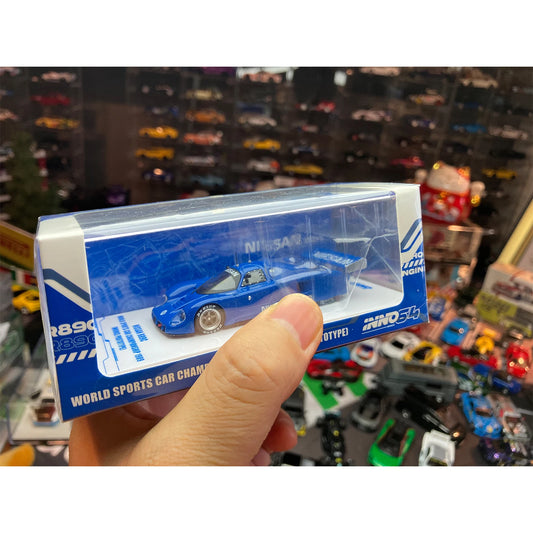 Inno64 R89C World Sports Car Blue Championship 1989 Works Prototype 1:64 Diecast Model Car Collection Limited Edition Alloy