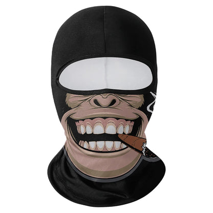 Cycling Mask Skull Quick-drying Sunscreen Balaclava Men's Motorcycle Elastic Helmet Lined Ghost Full Face Windproof Headgear