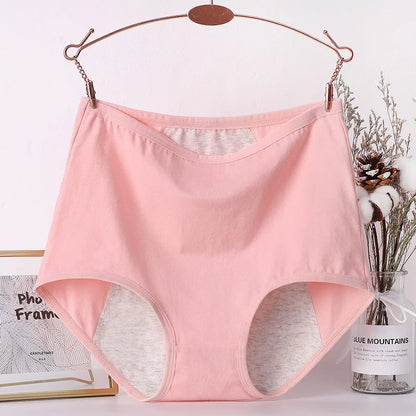 6pcs Girl Menstrual Panties Women's Physiological Briefs Ladies Period Leak Proof Panty High Waist Cotton Underwear
