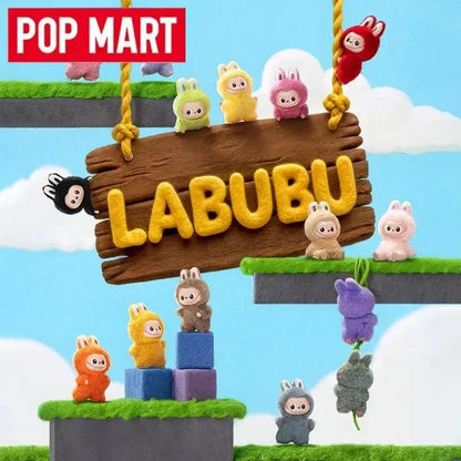 Genuine Pop Mart Pin For Love Labubu V4 The Monsters Blind Box Cute Keychain Christmas Mystery Gift