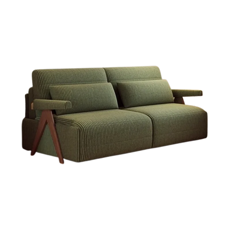 Green Living Room Sofas Corduroy Recliners Nordic 2025 Bedroom Chaise Sofa Bed Puffs Foldable Divano Sottovuoto Furniture Home