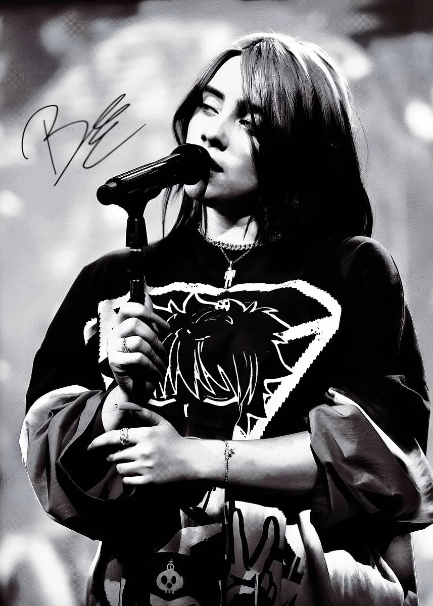 Hot High Burning Singer B-Billies Series Poster Print Canvas Art Picture Home For Living Room Wall Decor Gift Frameless Painting