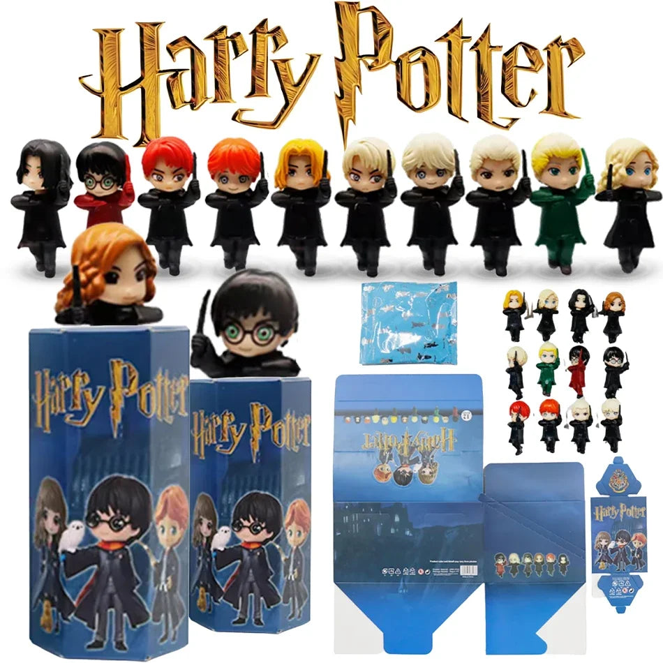 NewHarry Potter Blind Box Series Anime Cartoon Collection Cute Figures Ornaments Doll Children Christmas Surprise Box Decoration