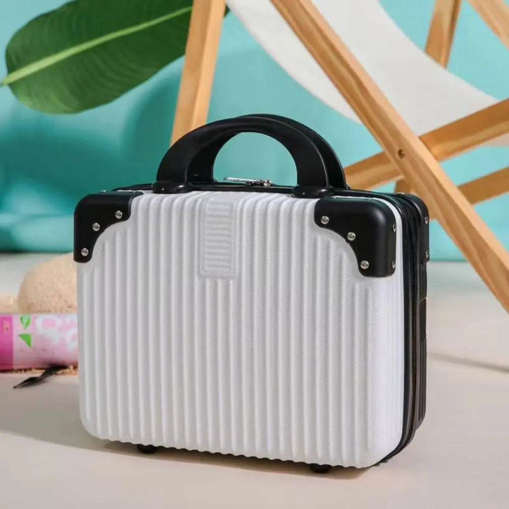 Hot Sales 14 inch Travel Suitcase Mini Travel Cosmetic Box Organizer Hand Makeup Case For Women