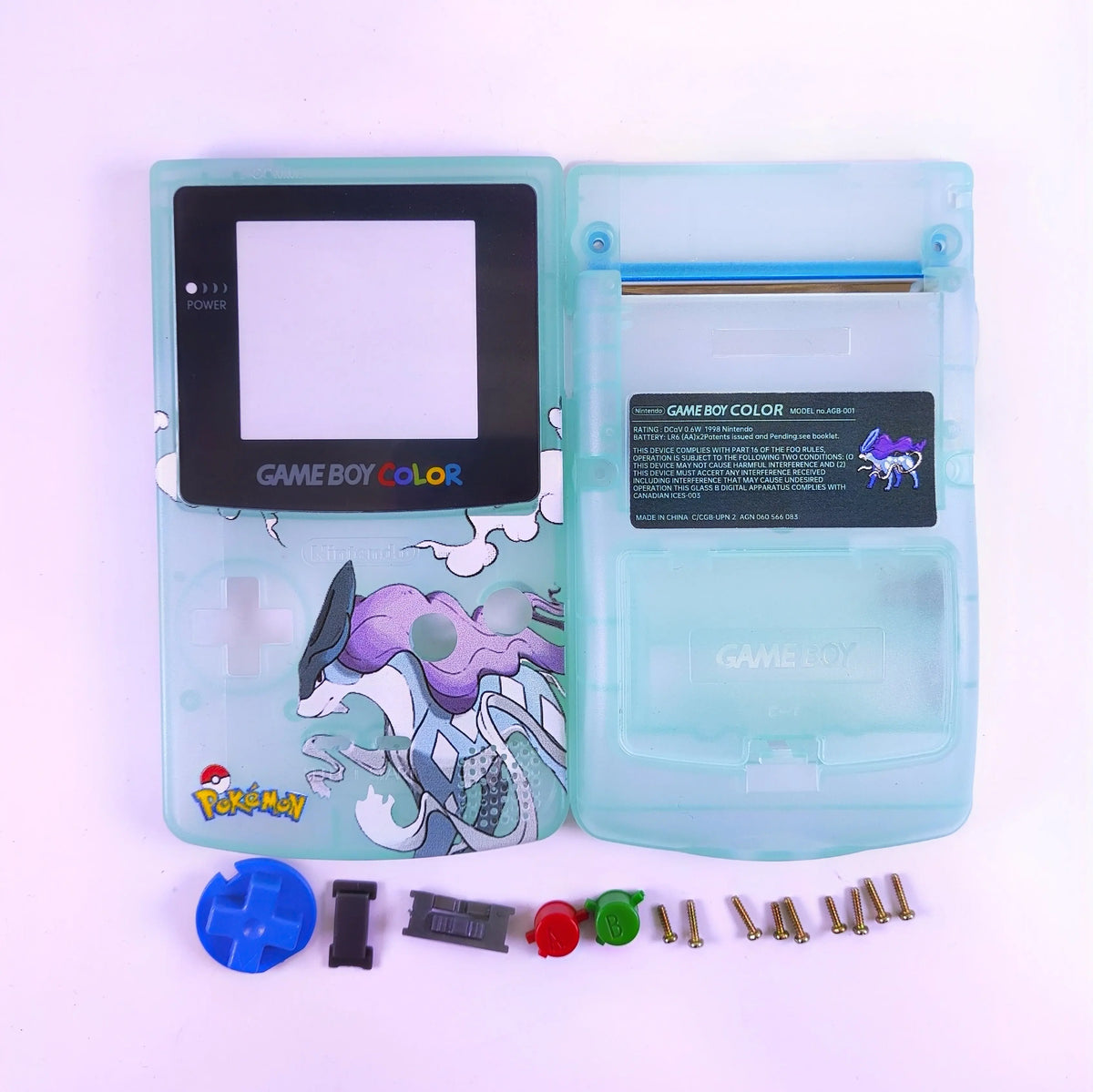 Gameboy Color Shell Gbc Shells Pok É Mon Theme Limited Edition Replacement Shells Game Periphery Accessories Boy Holiday Gifts