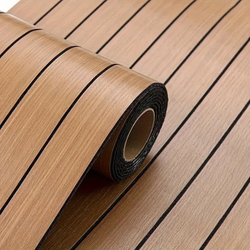 Extra Thick 3D Retro Wood Grain Self-adhesive Wallpaper Perfect for DIY Ceiling and Wall Projects SXP Resin Removable Waterproof