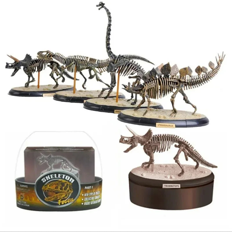 Assemble Dinosaur Bones Triceratops Skeleton Fossil Mammoth Mammuthus Assembled  Tyrannosaurus Rex Puzzles  Toys
