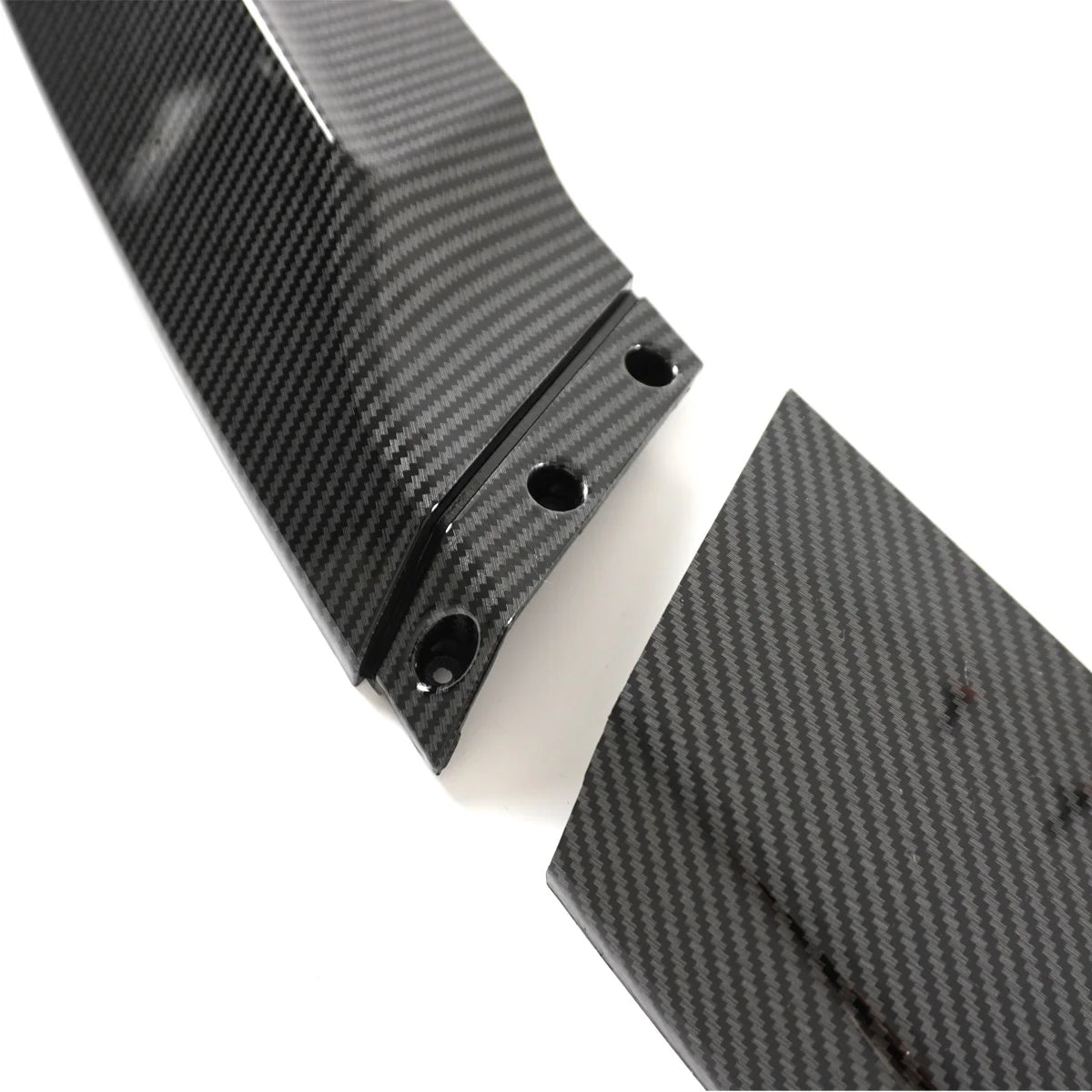 For Toyota Supra A90 A91 2020-2024 Car Accessories Front Bumper Lip Spoiler Diffuser Matte/Glossy Black Carbon Fiber Style