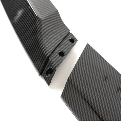 For Toyota Supra A90 A91 2020-2024 Car Accessories Front Bumper Lip Spoiler Diffuser Matte/Glossy Black Carbon Fiber Style