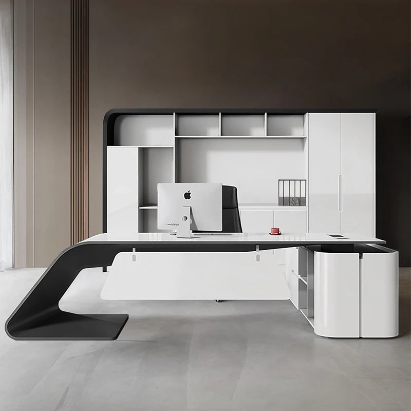 Study Desk Table Room Desks Workstations Office Furniture Clearance L Shaped Desk Gaming Mid-century Mesa Escritorio Tables