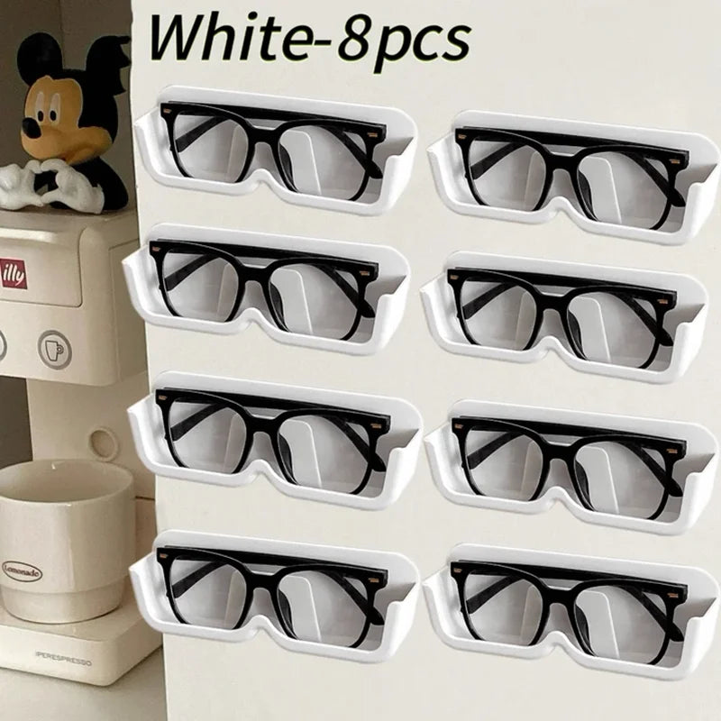 Eyeglasses Organizer Rack Wall Mounted Sun-glasses Display Holder Wardrobe Decoration Storage Box Sunglass Organizer