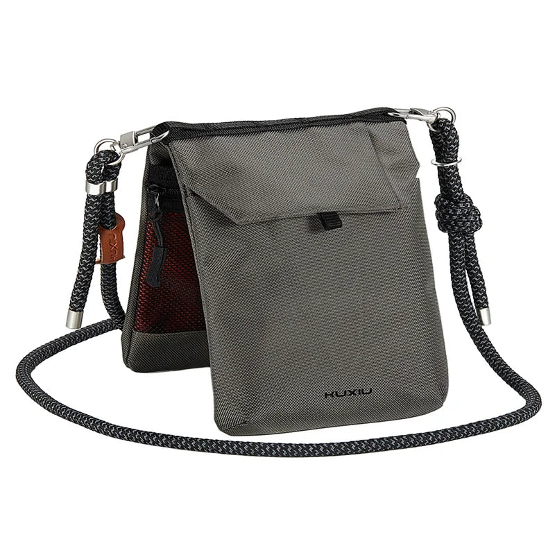 KUXIU Nylon Waterproof Phone Purse,Small Crossbody Bag for Travel Bag,ARFID Anti-Theft Card Slots,Multifunctional Cell Phone
