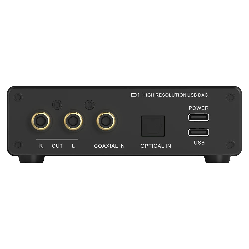 SMSL D1 High-Res Entry-level Audio DAC 768kHz/32bit BD34352EKV With Plug-and-Play USB Simplicity Support Active Speakers