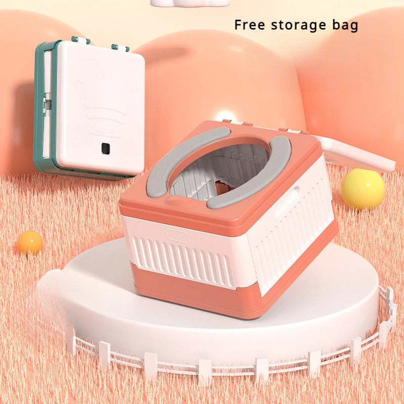 Car Mounted Children's Folding Toilet Portable Travel with Baby Travel Carrying Pvc Baby Toilet Toddler Potty Training Seat