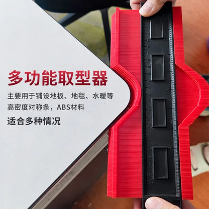 Imperial Radian Ruler, Profiling Gauge, Irregular Bend Measuring Instrument, Contour Ruler, Type Taking Device