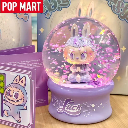 Original Pop Mart The Monsters Labubu V3 Big Into Energy Series Crystal Ball Blind Box Mystery Box Ornaments Girl Birthday Gifts