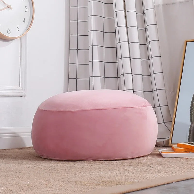 Nordic Lazy Bean Bag Sofa Living Room Orange Cute Modern Lazy Bean Bag Sofa Boneless Individual Divano Soggiorno Home Furniture