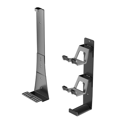 Universal Wall Mount Bracket for PS5, Compatible with PS5 Slim, PS5 Pro and Original Console, Holds Two Controllers Wall Hanger