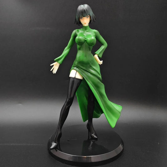 New Bandai Anime Characters Garage Kit One Punch Man Fubuki Action Figures Gk Model Doll Collectible Ornaments Adult Toy Gift