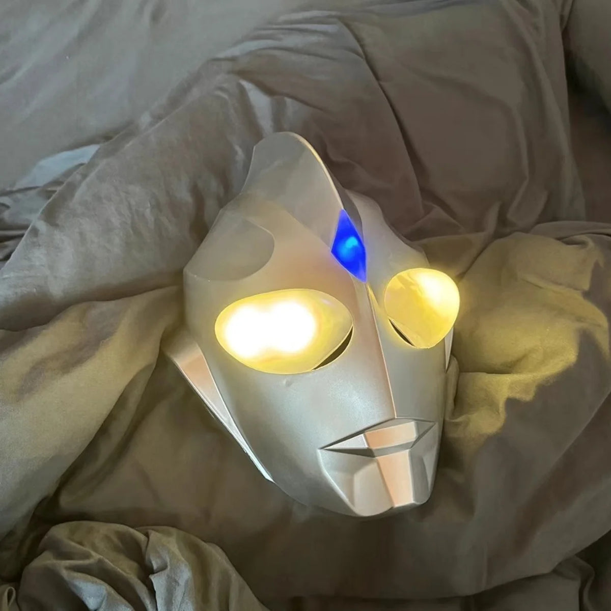 Anime Ultraman Headgear Tiga Helmet Glowing Mask Halloween Performance Cos Mask Switch Toy Adult Gift Cosplay Prop Gifts Toys