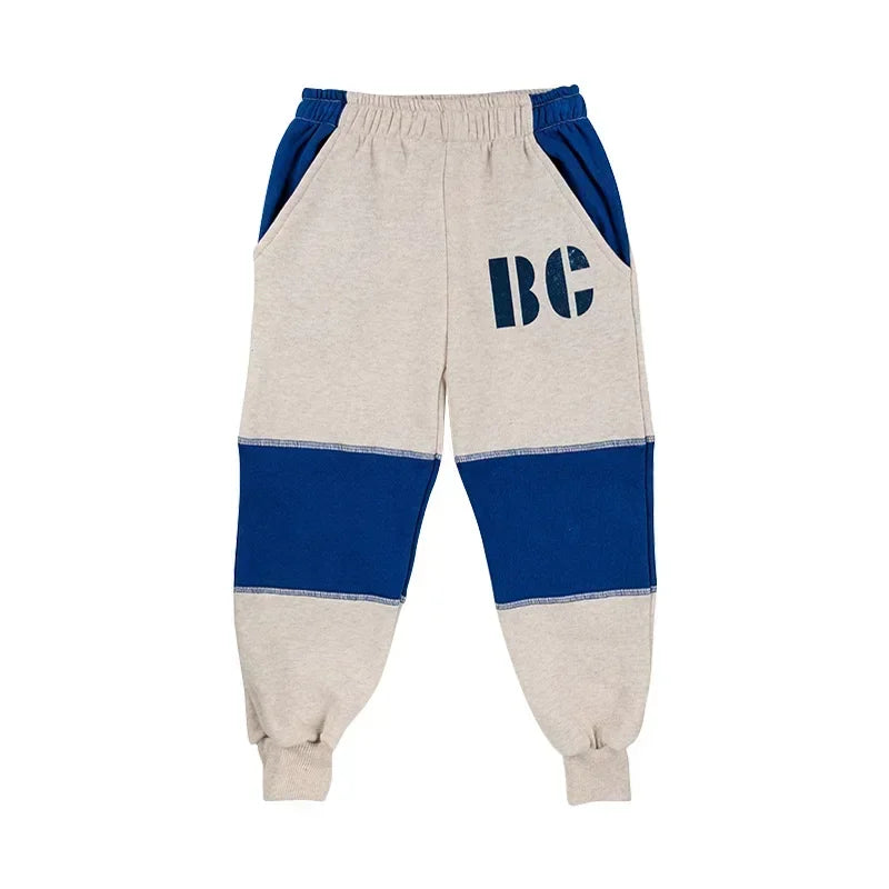 Autumn/Winter INS Korean Style Boys' and Girls' Cartoon Printed Underpants with Velvet Lace Up Guard Sports Children's Pants