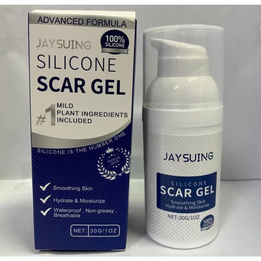 Silicone Scar Gel Advanced Formula 30g Scar Cream for Face Body Acne Scars C Section Stretch Marks Softens Smooths Skin Texture
