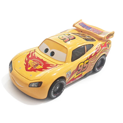 Pixar Cars Lightning McQueen Hudson Hornet Piston Cup Racer Version Metal Die Casting Model Car Racing Toys Birthday Gifts
