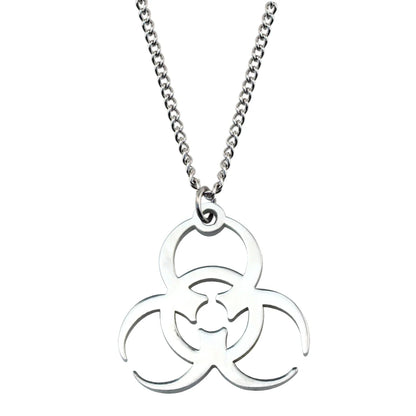 Stainless Steel Residents Evils Pendant Necklace Corporation Symbol Chain Necklace Fans Cosplay Party Jewelry Accessories Gift