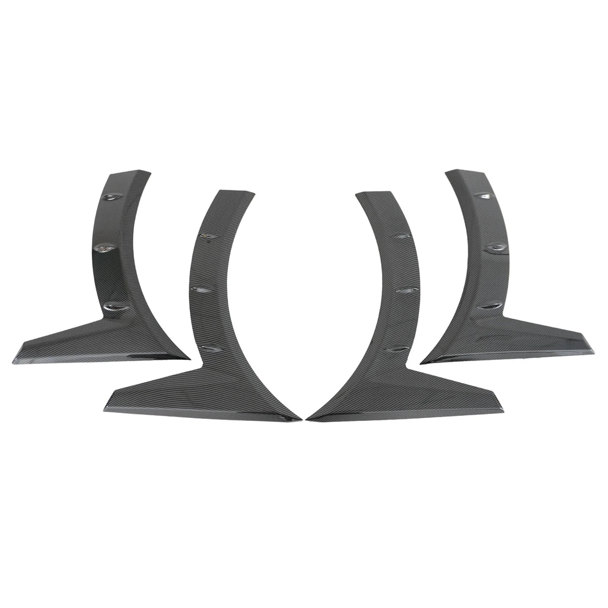 For Toyota GR Supra A90 A91 2020-2025 Car Wheel Eyebrow Arch Glossy Black Carbon Fiber Painted Car Accessories Body Kit Plastic