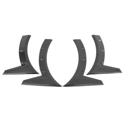 For Toyota GR Supra A90 A91 2020-2025 Car Wheel Eyebrow Arch Glossy Black Carbon Fiber Painted Car Accessories Body Kit Plastic