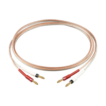 YYTCG Hifi Speaker Cable with Banana Plug for Home Theater Amplifier Surround Sound System Gold plated Banana Audio Cable