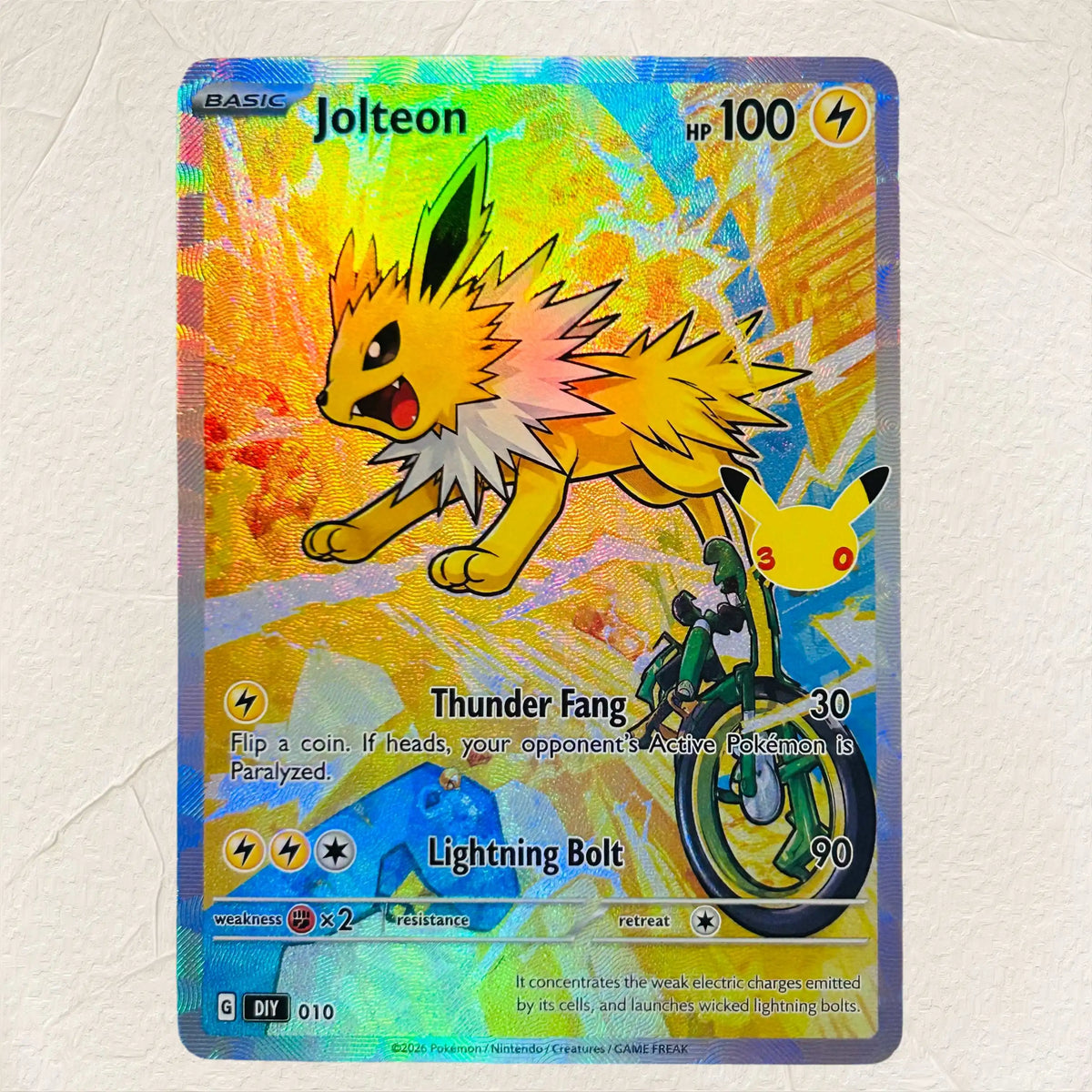 DIY Vaporeon 009 Foil Texture Cards English Version Collectible Grade Premium Anime Collection Cards