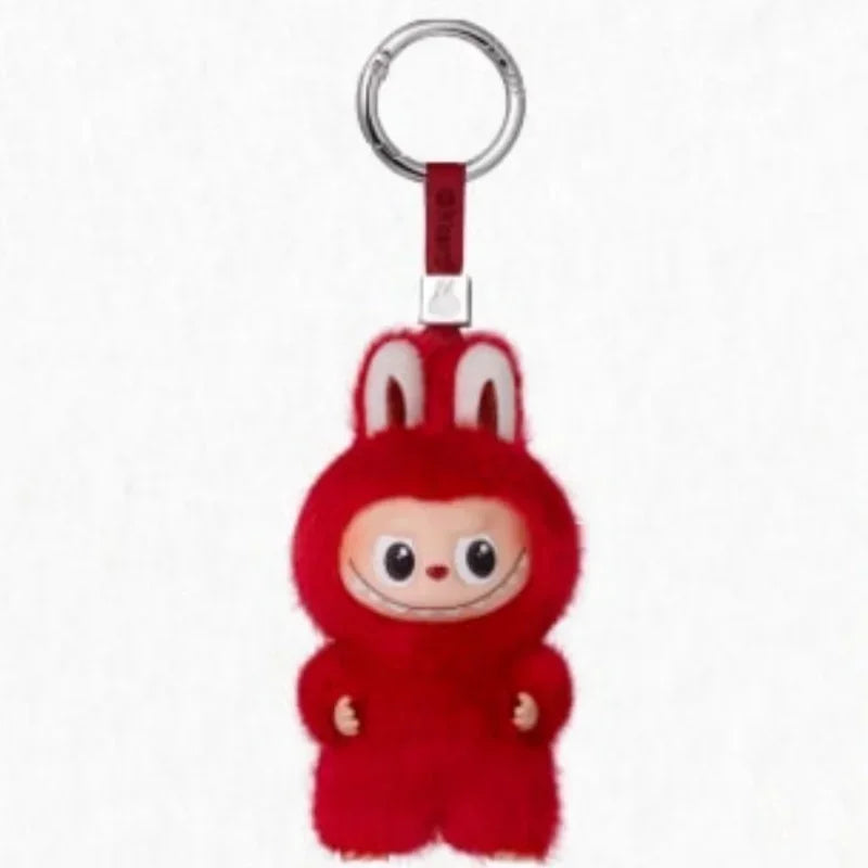 Genuine Pop Mart Pin For Love Labubu V4 The Monsters Blind Box Cute Keychain Christmas Mystery Gift