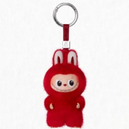 Genuine Pop Mart Pin For Love Labubu V4 The Monsters Blind Box Cute Keychain Christmas Mystery Gift