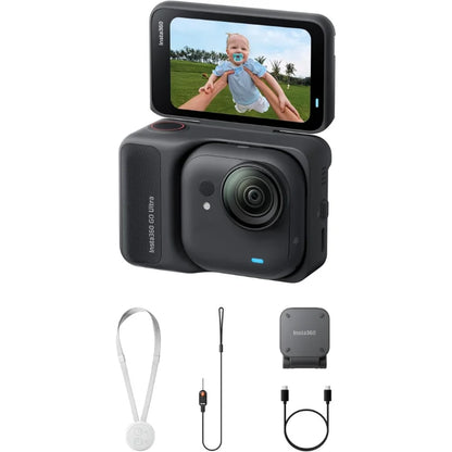Insta360 GO Ultra 4K60fps Magnetic Action Camera 53g Ultra-Light FlowState Stabilization 10m Waterproof Vlog Camera