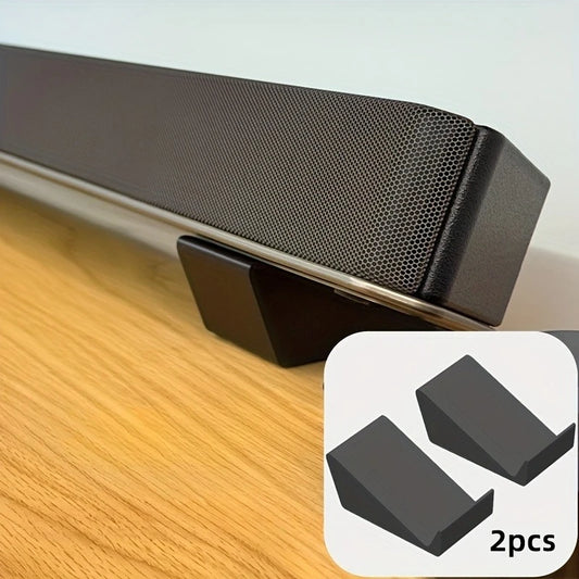 Universal Adjustable Soundbar Stand Base Multi-Brand Compatible for TV Audio Speaker, Home Theater and Desktop Setup