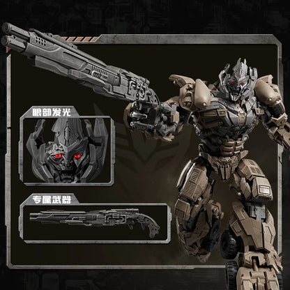 BLOKEES Original Transformers Bumblebee Megatron Megatronus CLASS Version Transformation Assembled Action Figure Model Toys Gift
