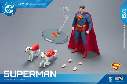2025 Fondjoy Battle Damaged Superman Action Figure David Corenswet 1/9 New Superman Figure Pvc Joint Movable Kid Toy Boy Gift