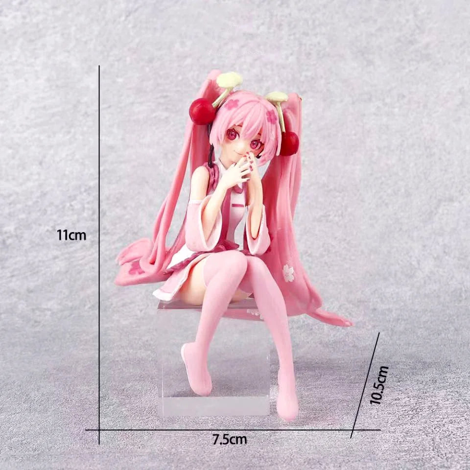 Hot Kawaii Girl Hatsune Miku Anime Figure Fashion Subclture Miku Action Figure Birthday Gift PVC Collection Model Doll Toys
